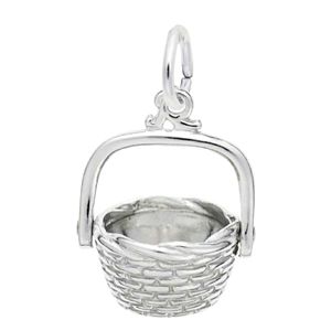 Sterling Silver Basket Charm by Rembrandt
